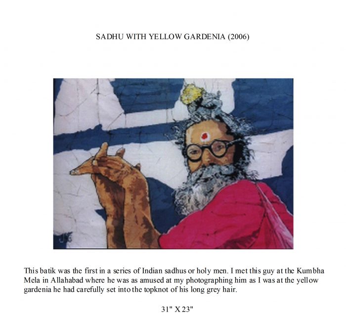 SADHU WITH YELLOW GARDENIA (2006)
